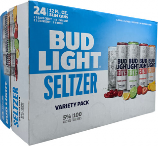 BUD LIGHT SELTZER VARITEY 24PK CN