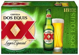 DOS EQUIS LAGER 18PK NR
