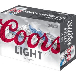 COORS LIGHT 24PK CN