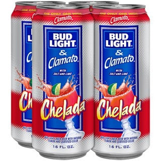 BUD LIGHT CHELADA 4PK CN