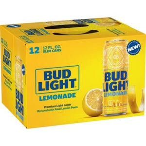 BUD LIGHT LEMONADE 12PK CN
