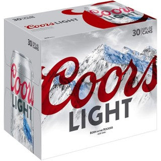 COORS LIGHT 30PK CN