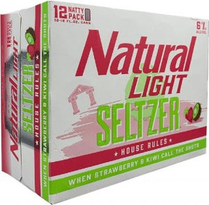 NATURAL LIGHT SELTZER HOUSE RULSE 12PK CN