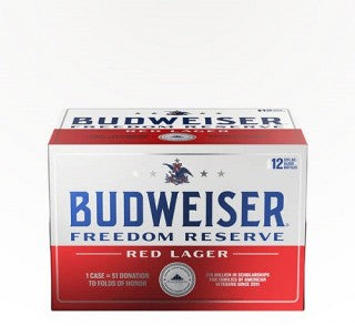 BUDWEISER FREEDOM RESERVE RED LAGER 12PK NR