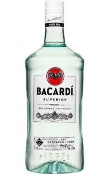 BACARDI SUPERIOR RUM 1.75L TRAVELER